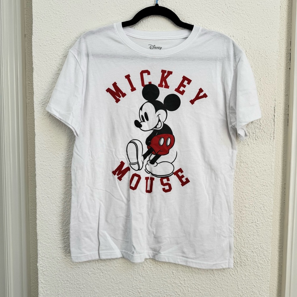 Disney Mickey Mouse White and Red Tee